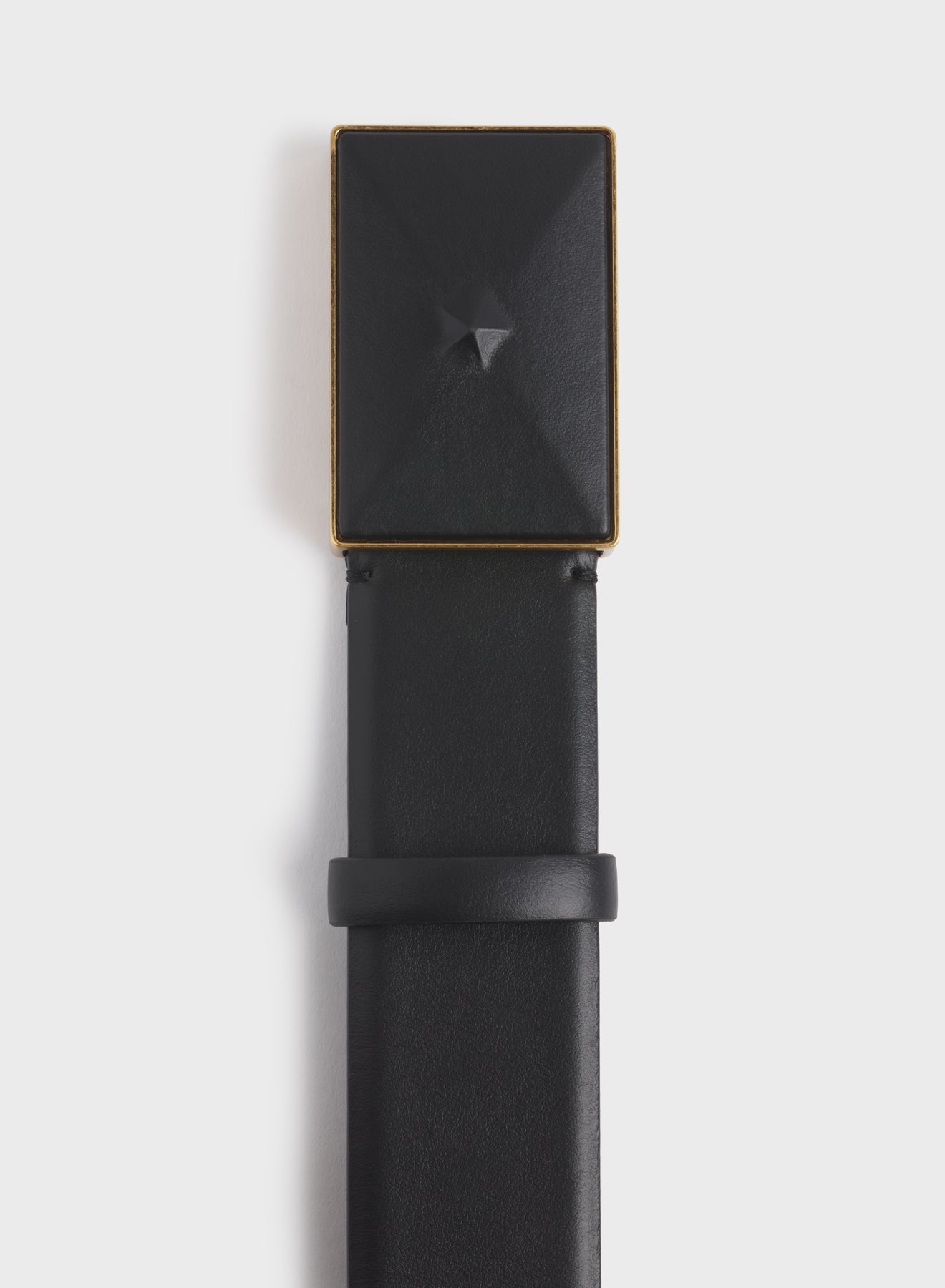 large gold star buckle belt