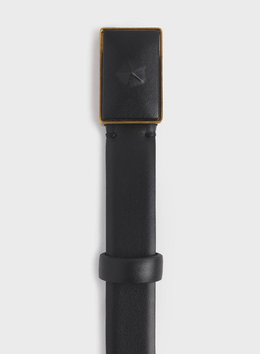 small gold star buckle belt