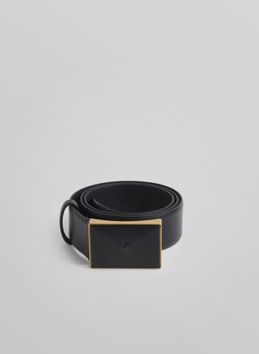 large gold star buckle belt