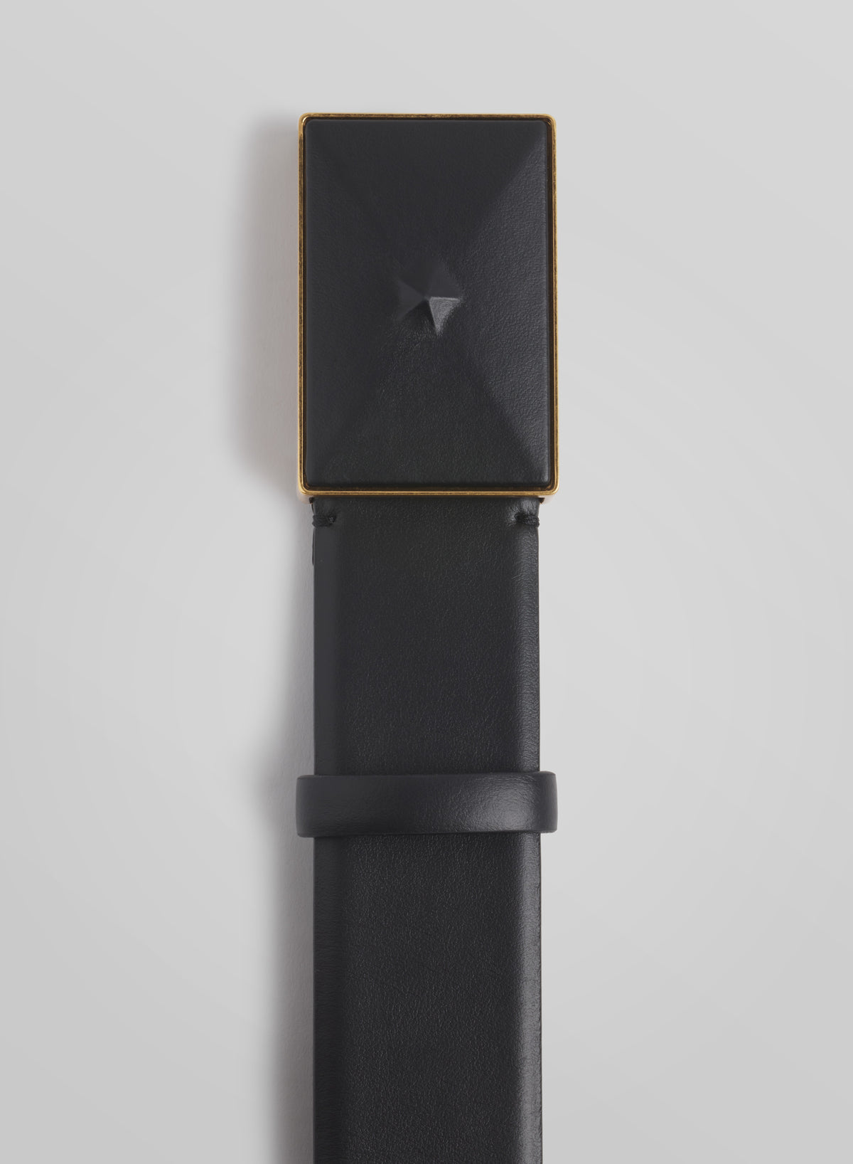 large gold star buckle belt