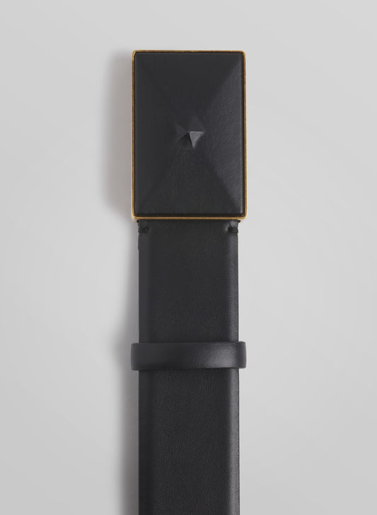 large gold star buckle belt