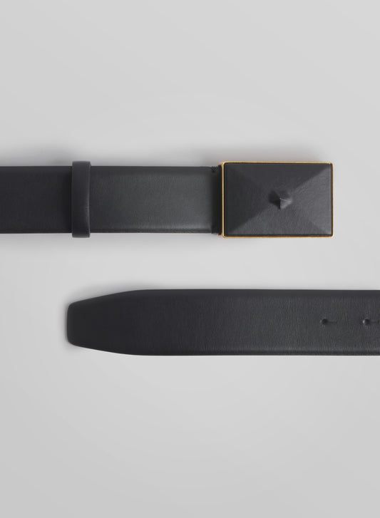 large gold star buckle belt