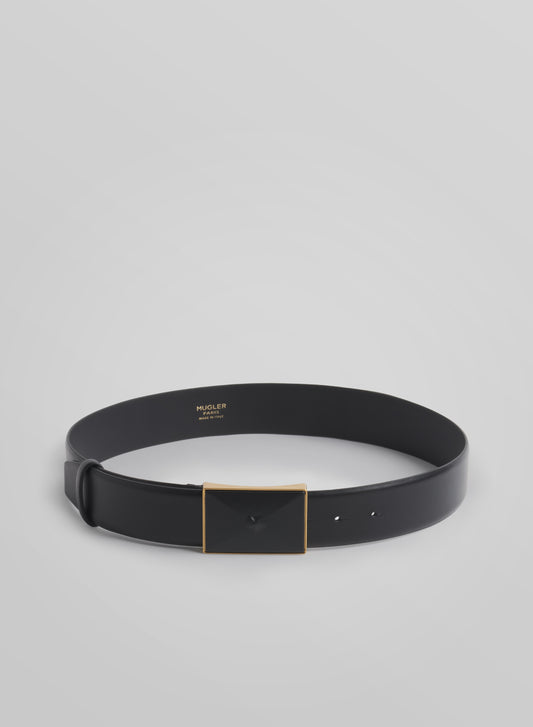 large gold star buckle belt