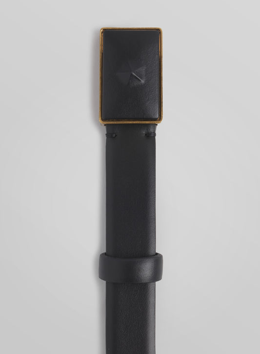 small gold star buckle belt