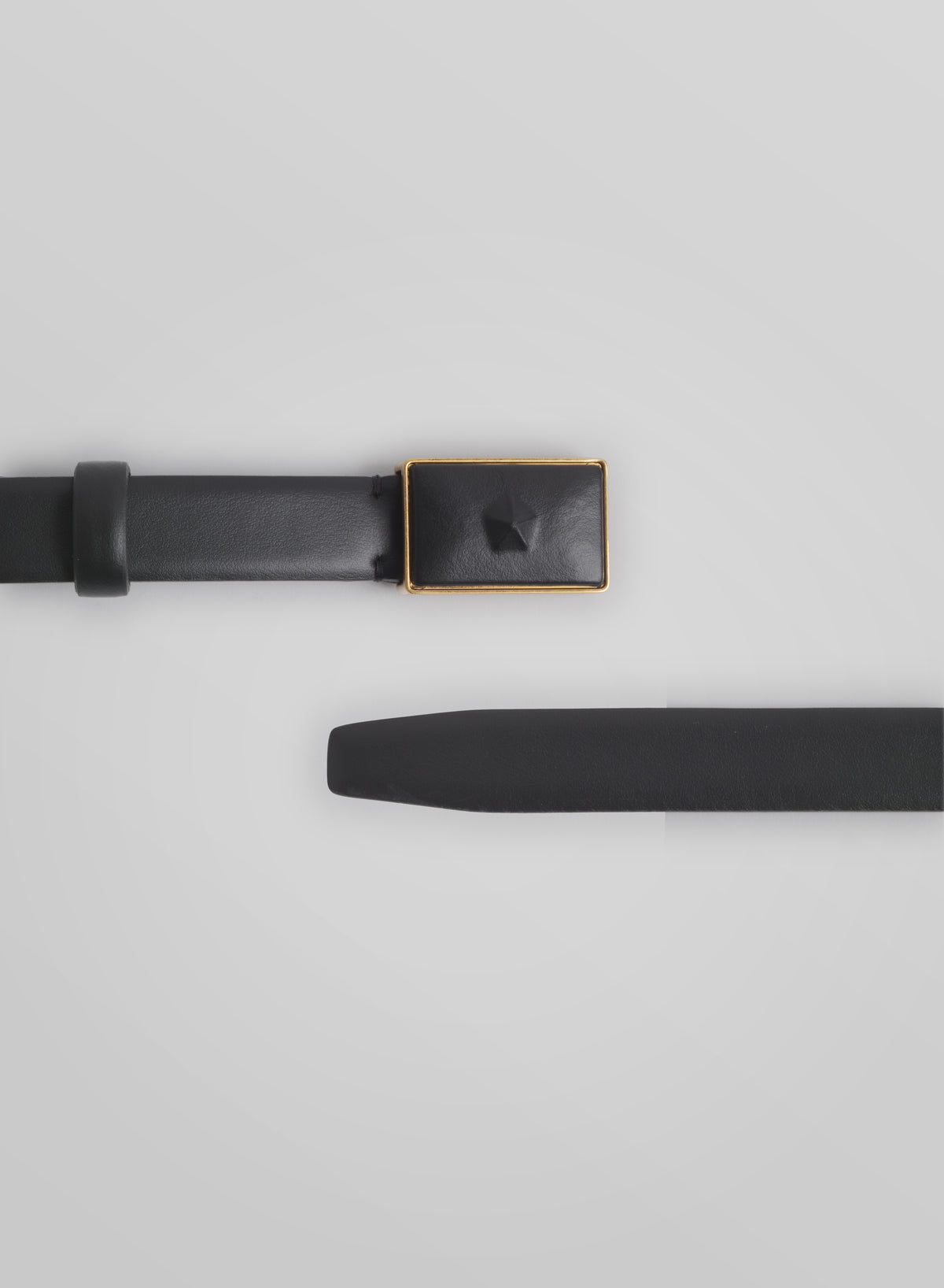 small gold star buckle belt