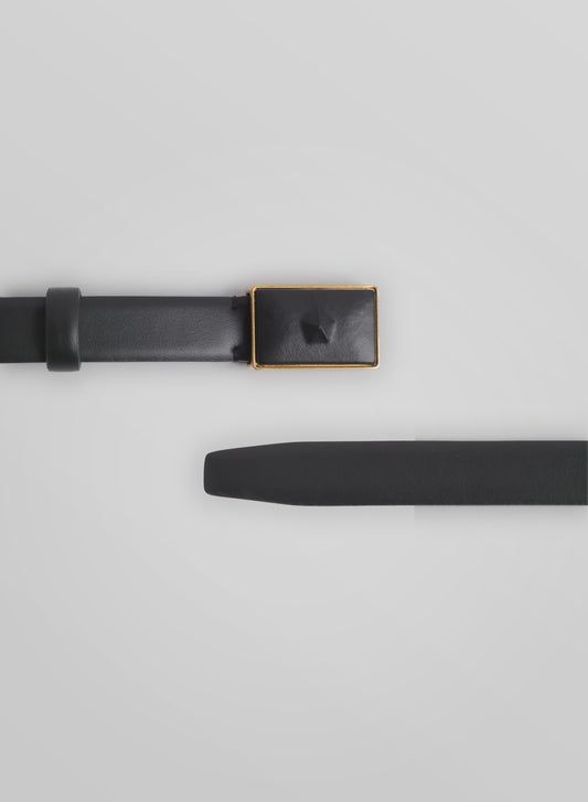 small gold star buckle belt