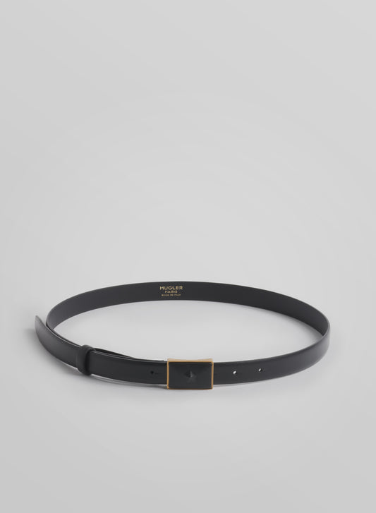 small gold star buckle belt
