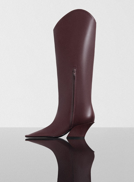 burgundy Santiag boots