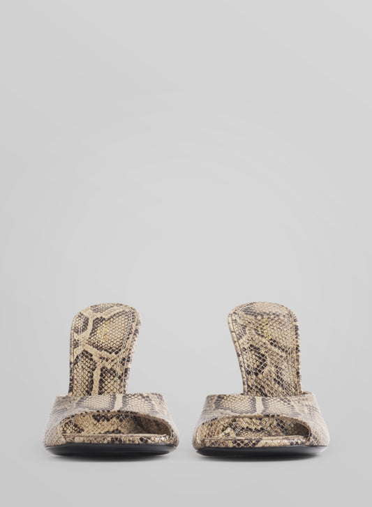 Peep-toe mules 105
