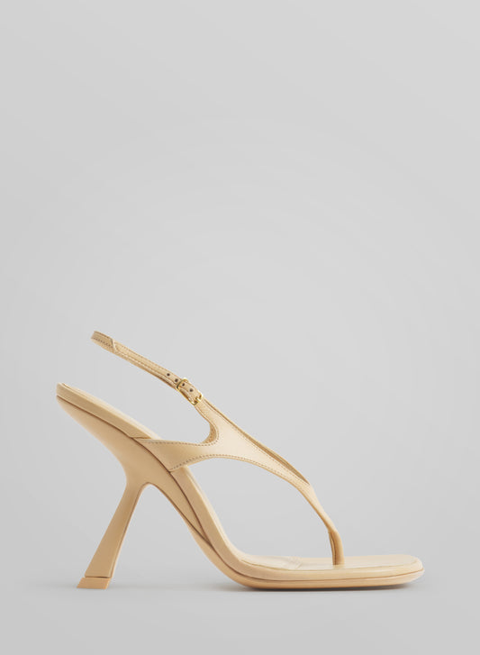 Tan thong strap sandals 105
