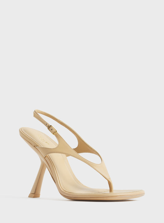 Tan thong strap sandals 105