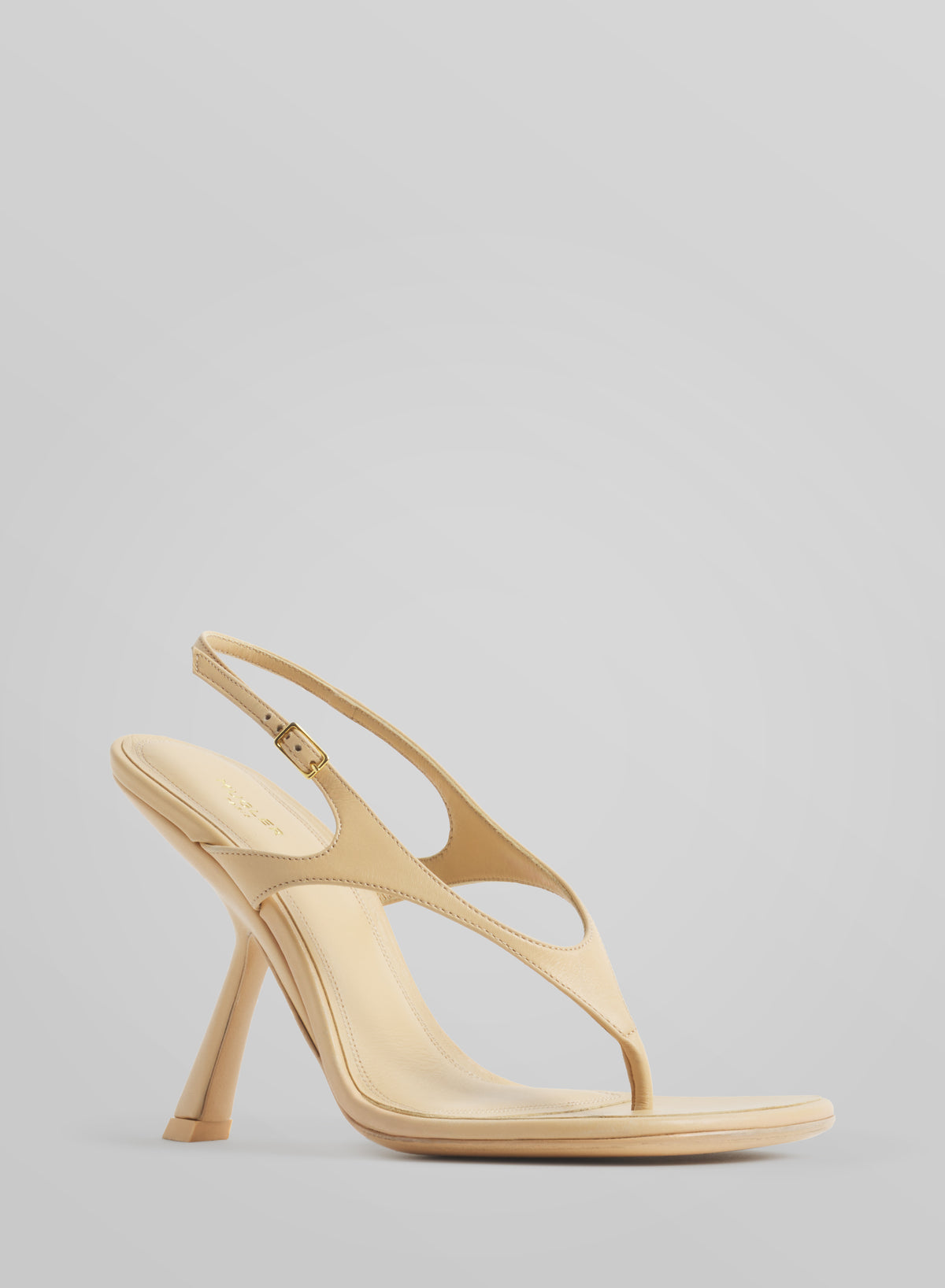 Tan thong strap sandals 105