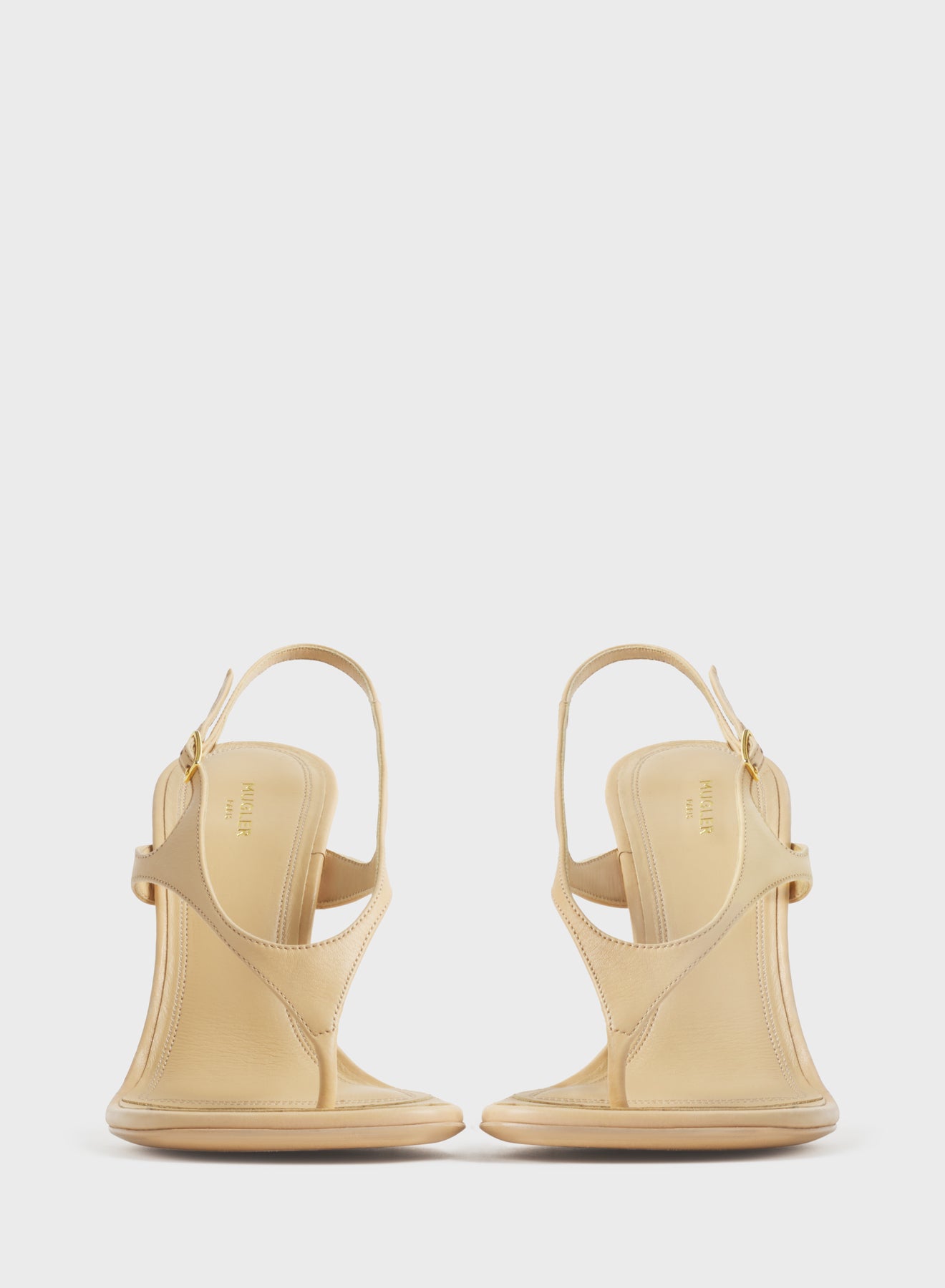 Tan thong strap sandals 105