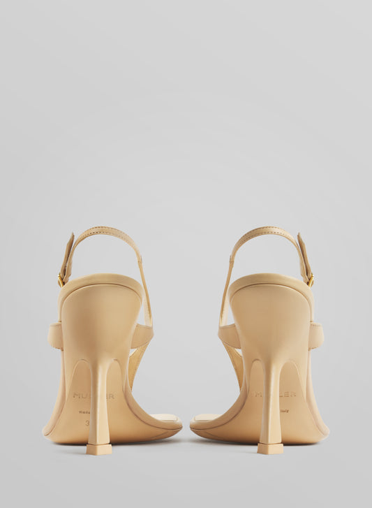 Tan thong strap sandals 105