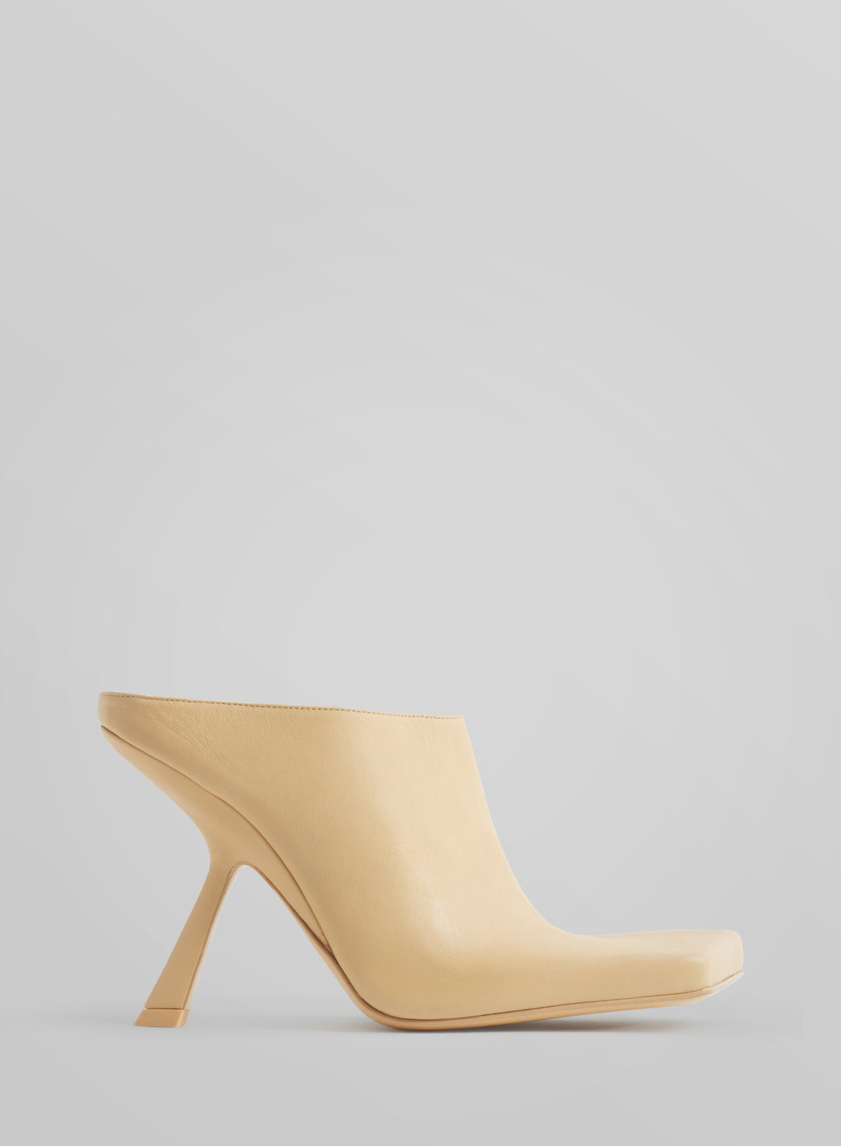 Tan square mules 105