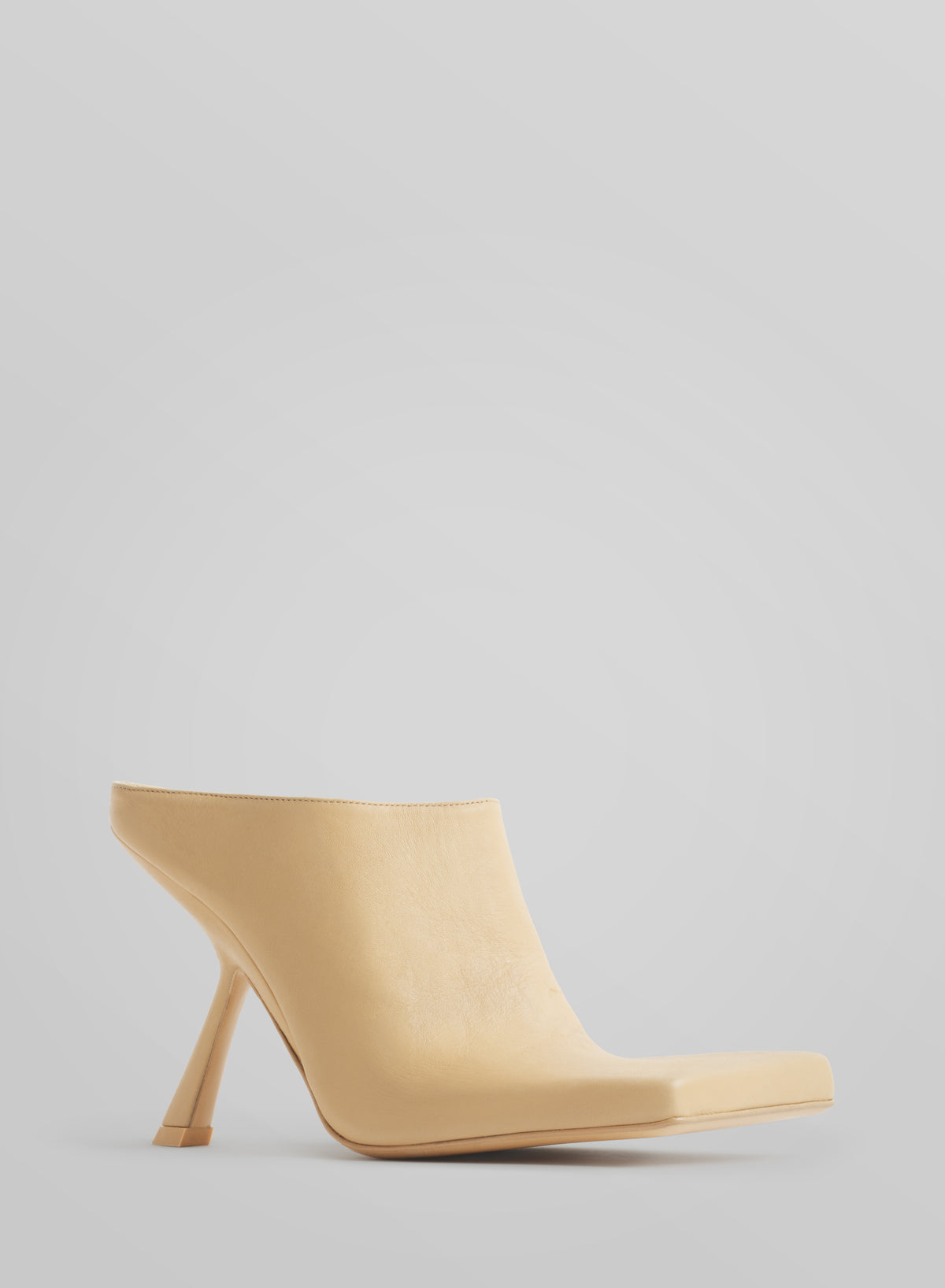 Tan square mules 105