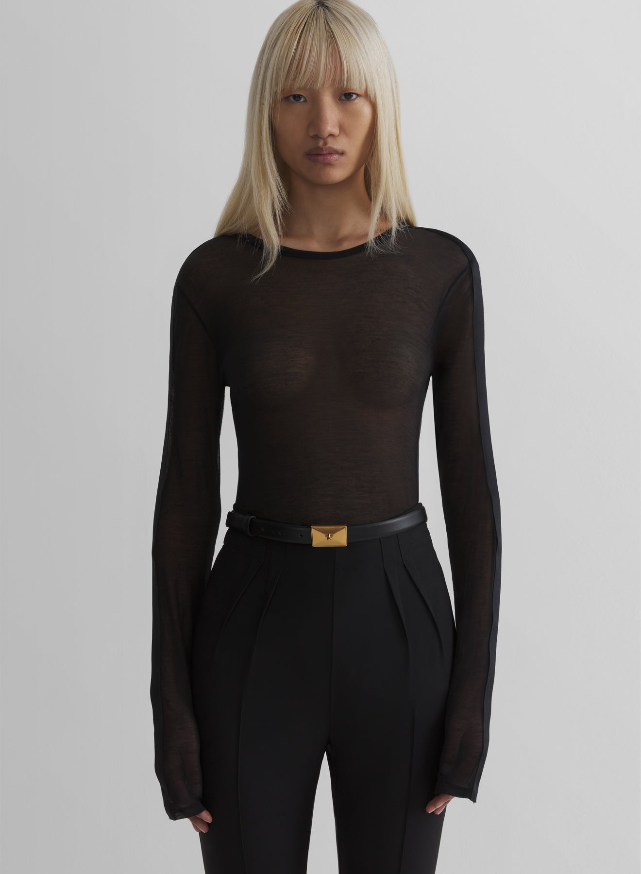 black tuxedo bodysuit