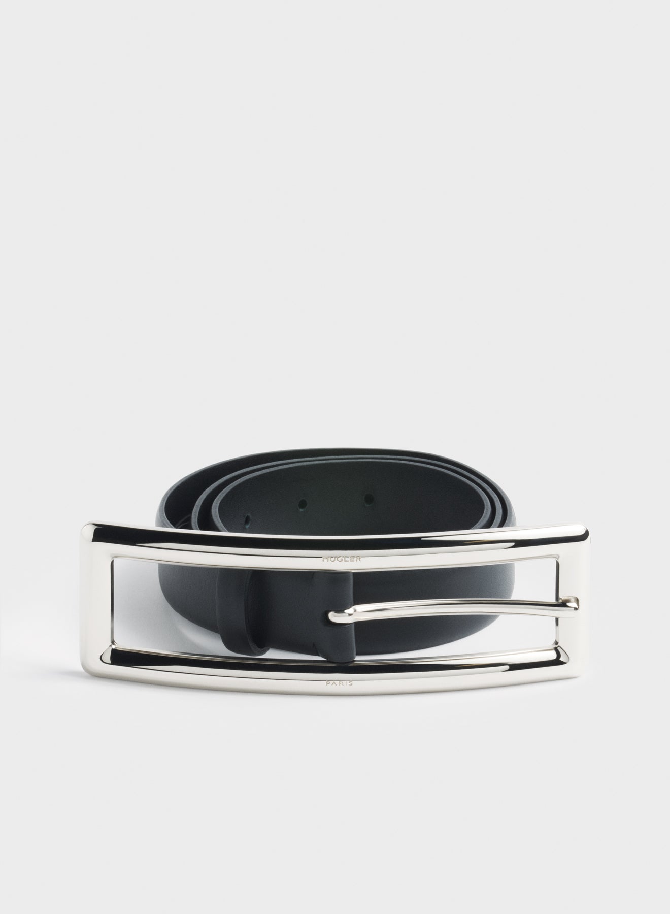 silver rectangle buckle belt