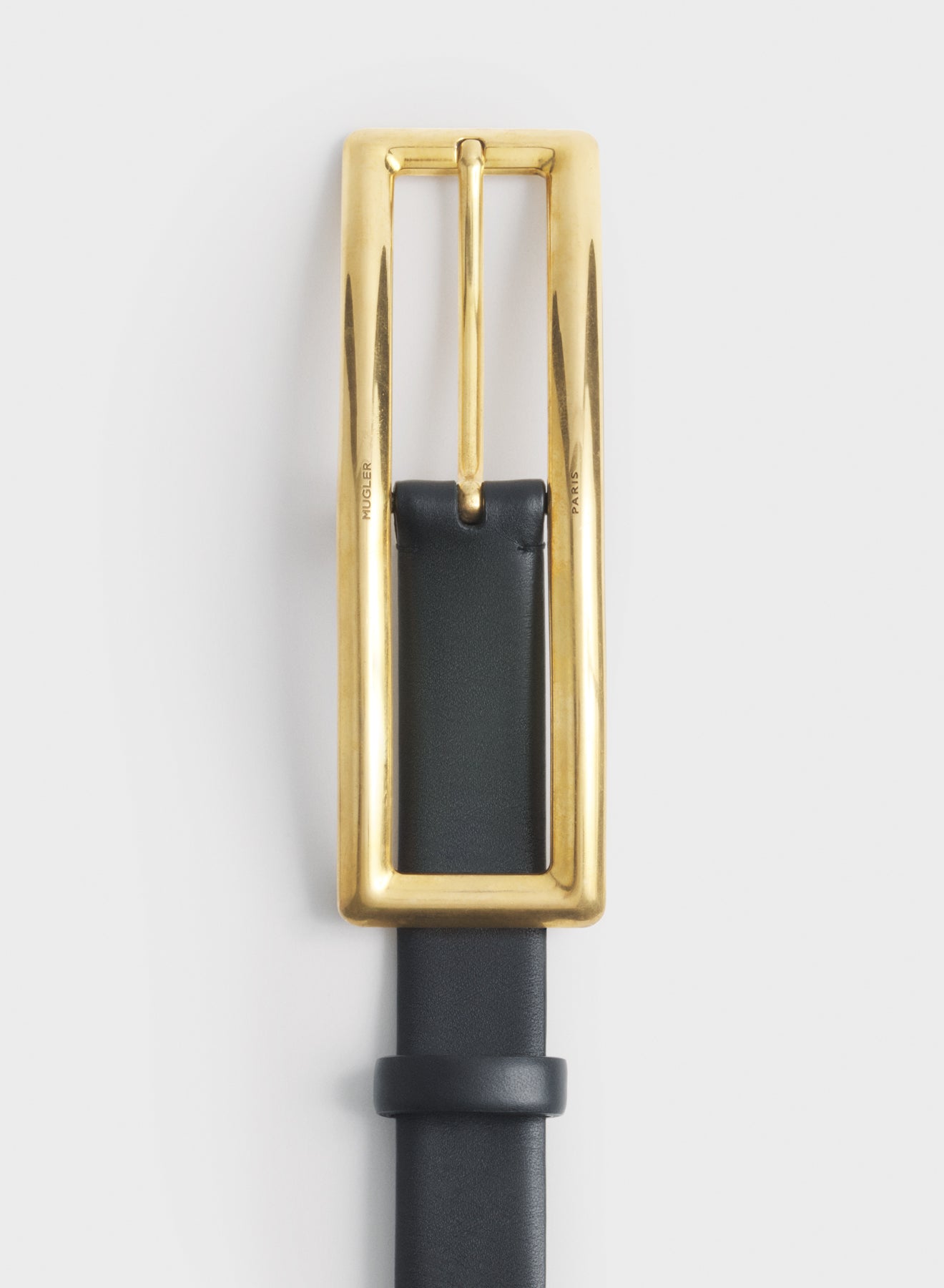 gold rectangle buckle belt