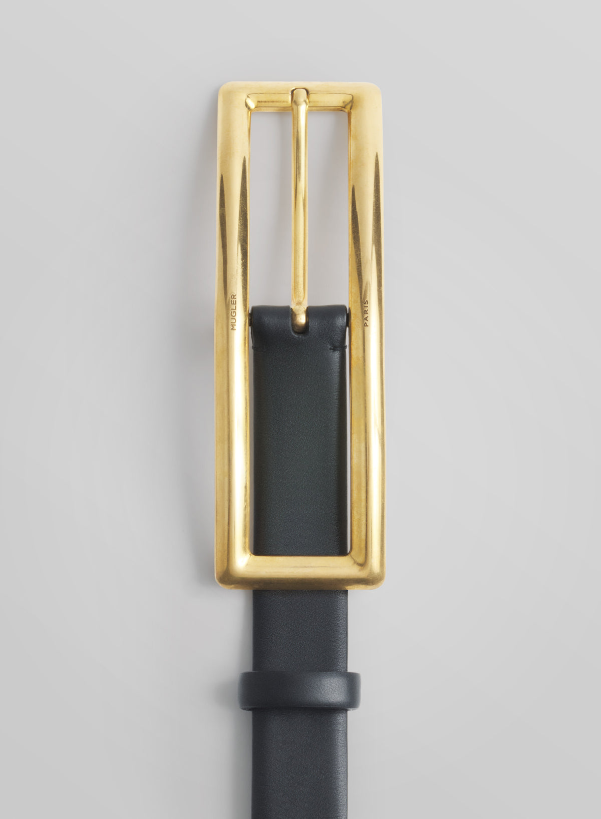 gold rectangle buckle belt