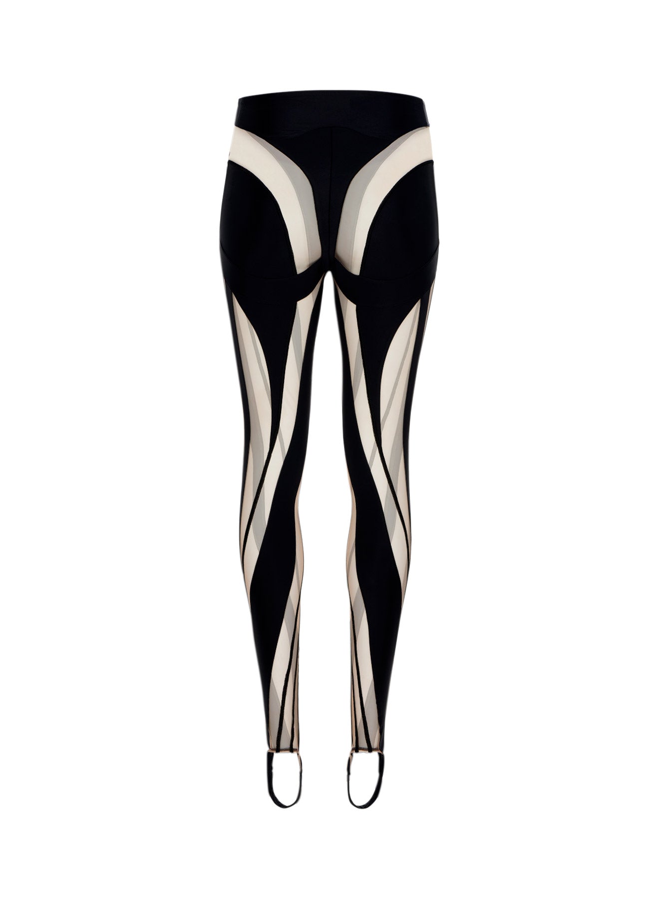 Sheer spiral leggings – Mugler