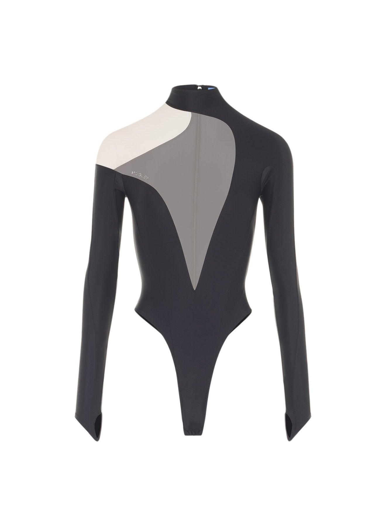 Asymmetrical illusion bodysuit