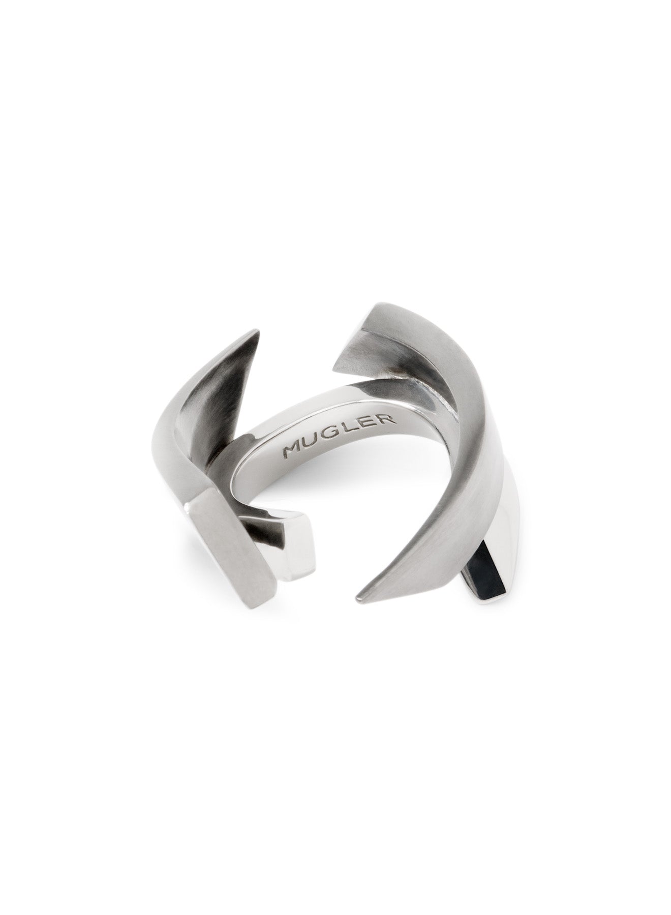 silver spike ring