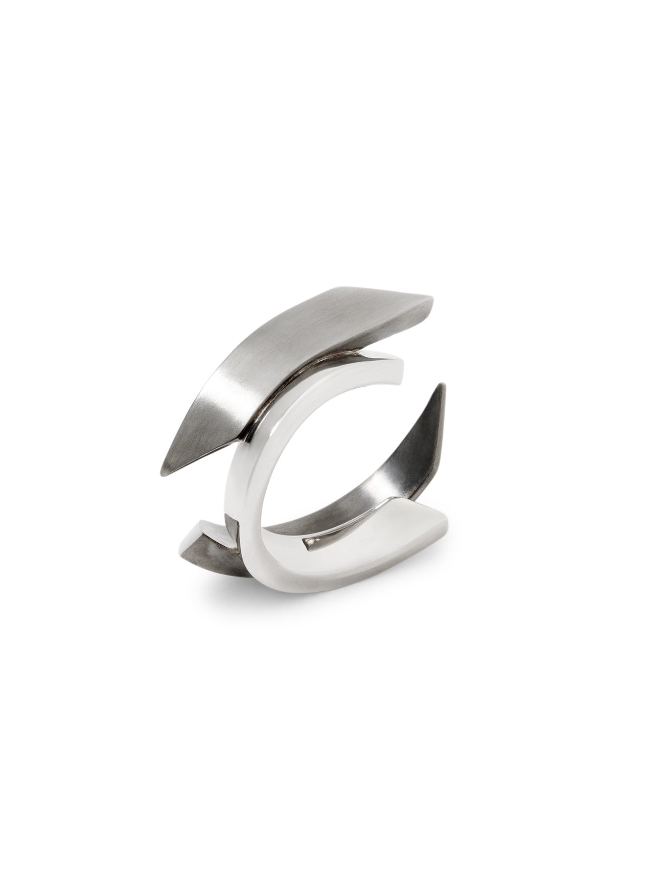 silver spike ring